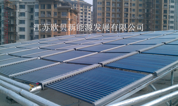 南通明圣化工機械太陽能熱水工程