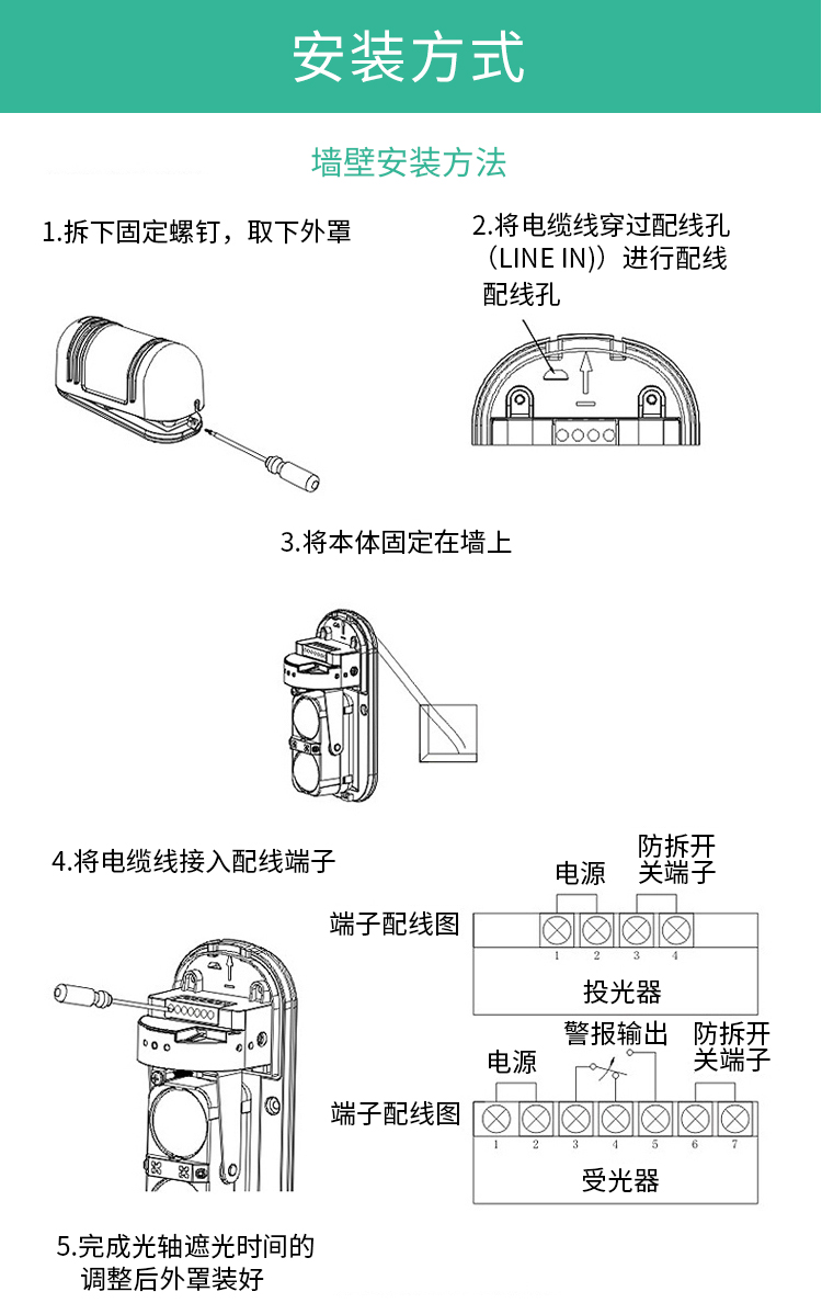 兩光束紅外對射報警器_07