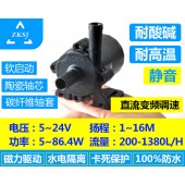 中科無刷直流水泵DC50K揚程16M微型磁力智能調速