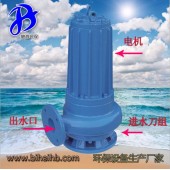 WQ0.75廠家直銷鑄鐵電動潛水排污泵 環保污水處理泵沉淀池用泵