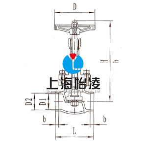 DJ61F低溫截止閥圖紙