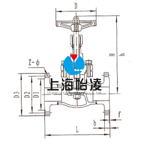 大口徑低溫短軸截止閥圖紙