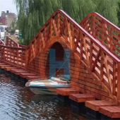 水上棧道海邊棧橋浮橋 棧橋建筑水上通行棧道 水上景觀浮橋批發