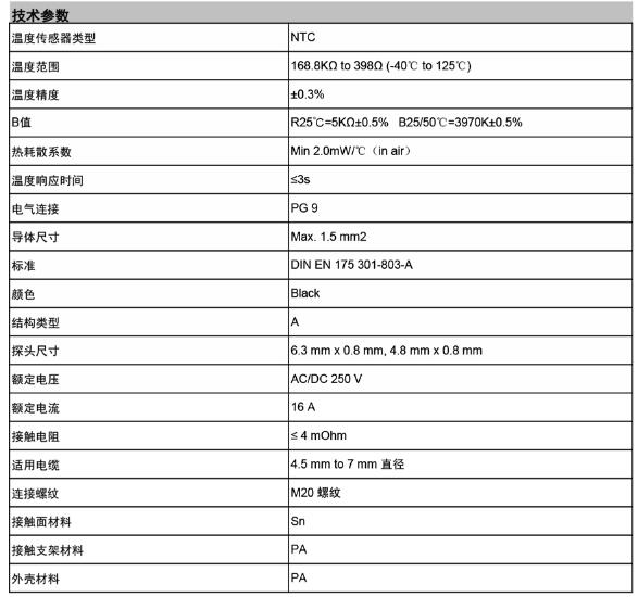 KUDOM 溫度傳感器KMT100 NTC系列