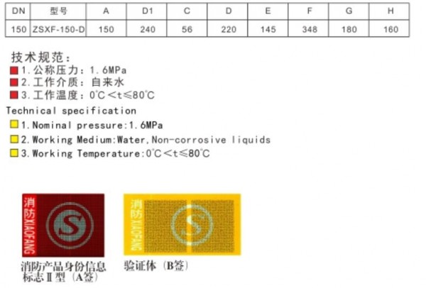 AMICO 消防信號蝶閥9815S系列